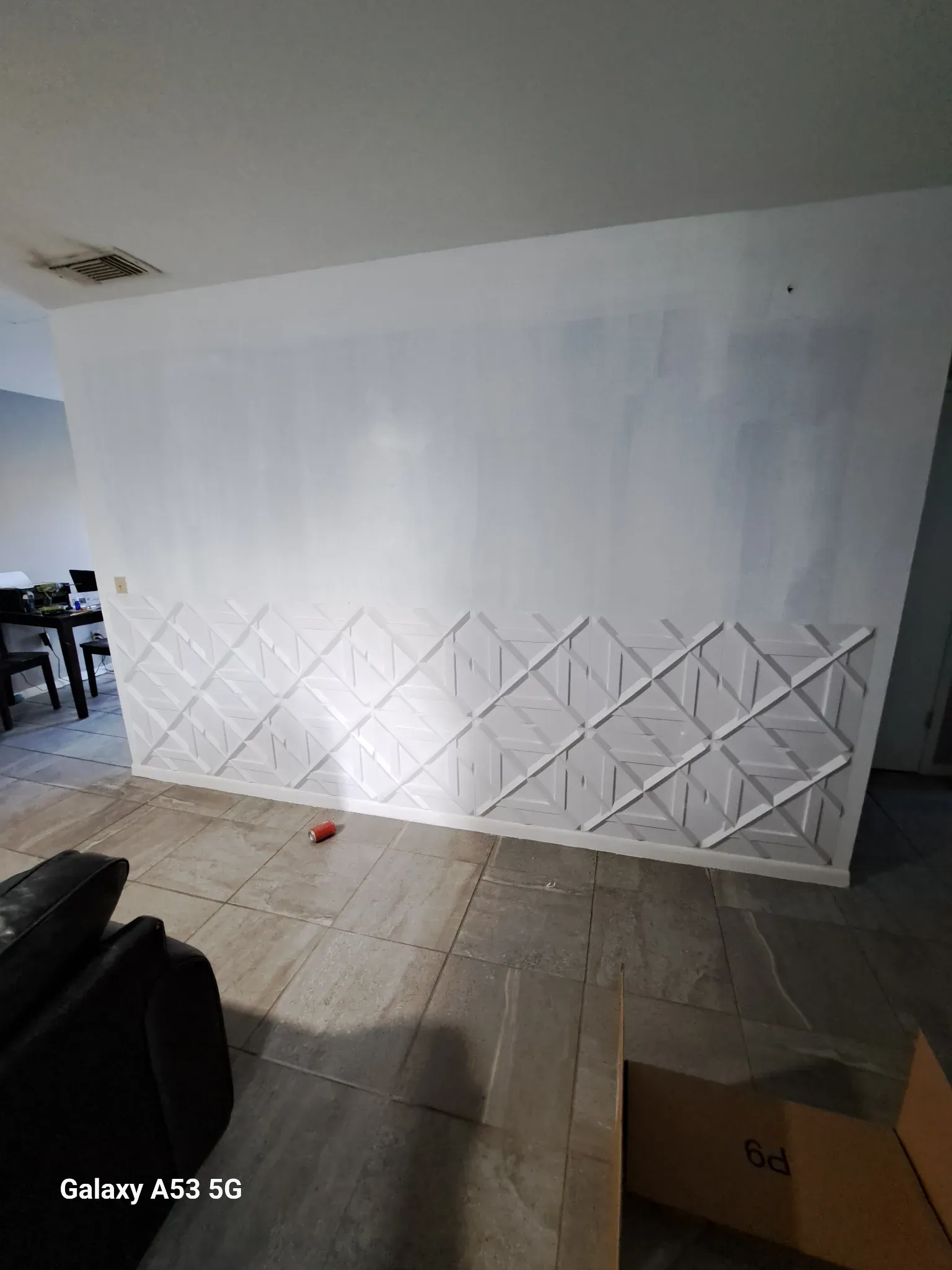 Deco wall — before