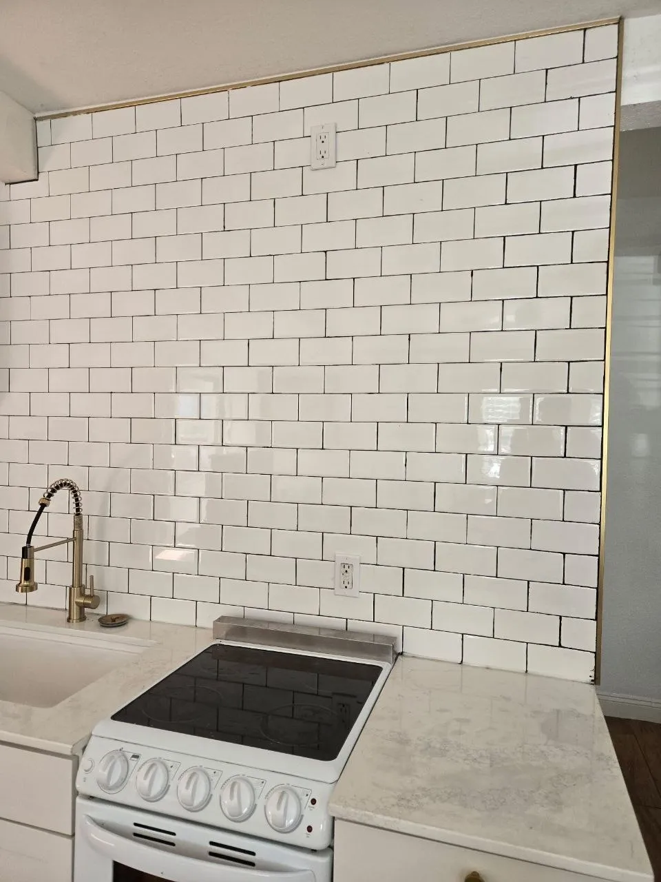 Tile Back Splash — after